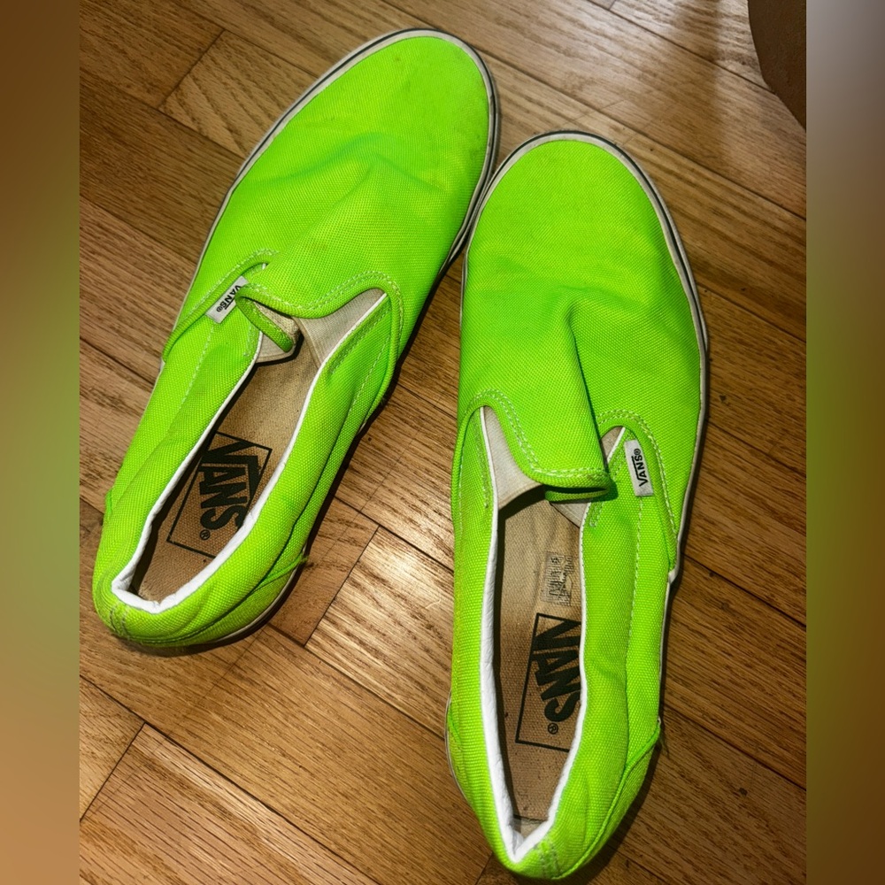 Neon green vans